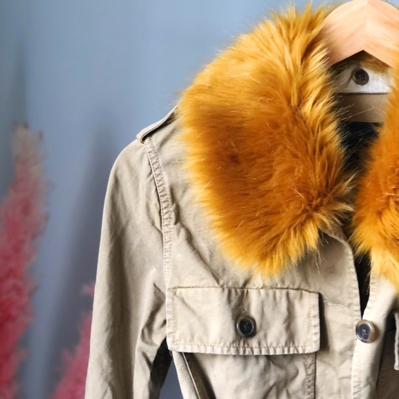 J. Crew Fall Jacket with Faux Fur Collar - Picture 3 of 7